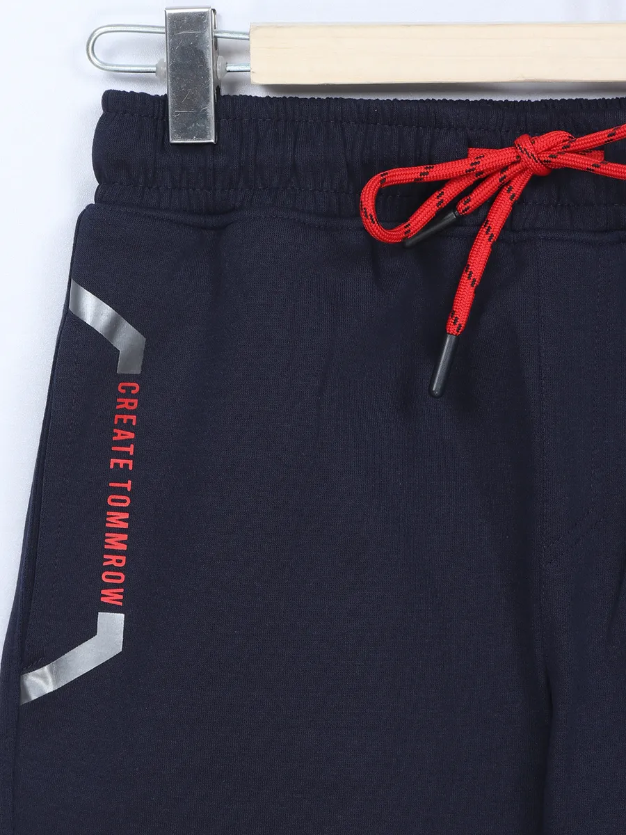 XN Replay navy solid shorts