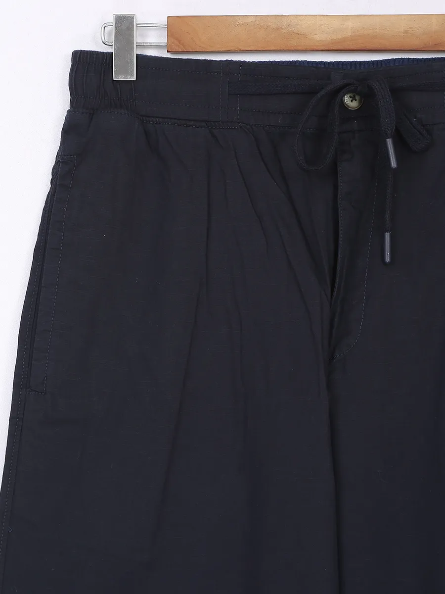 XN Replay navy solid track pant