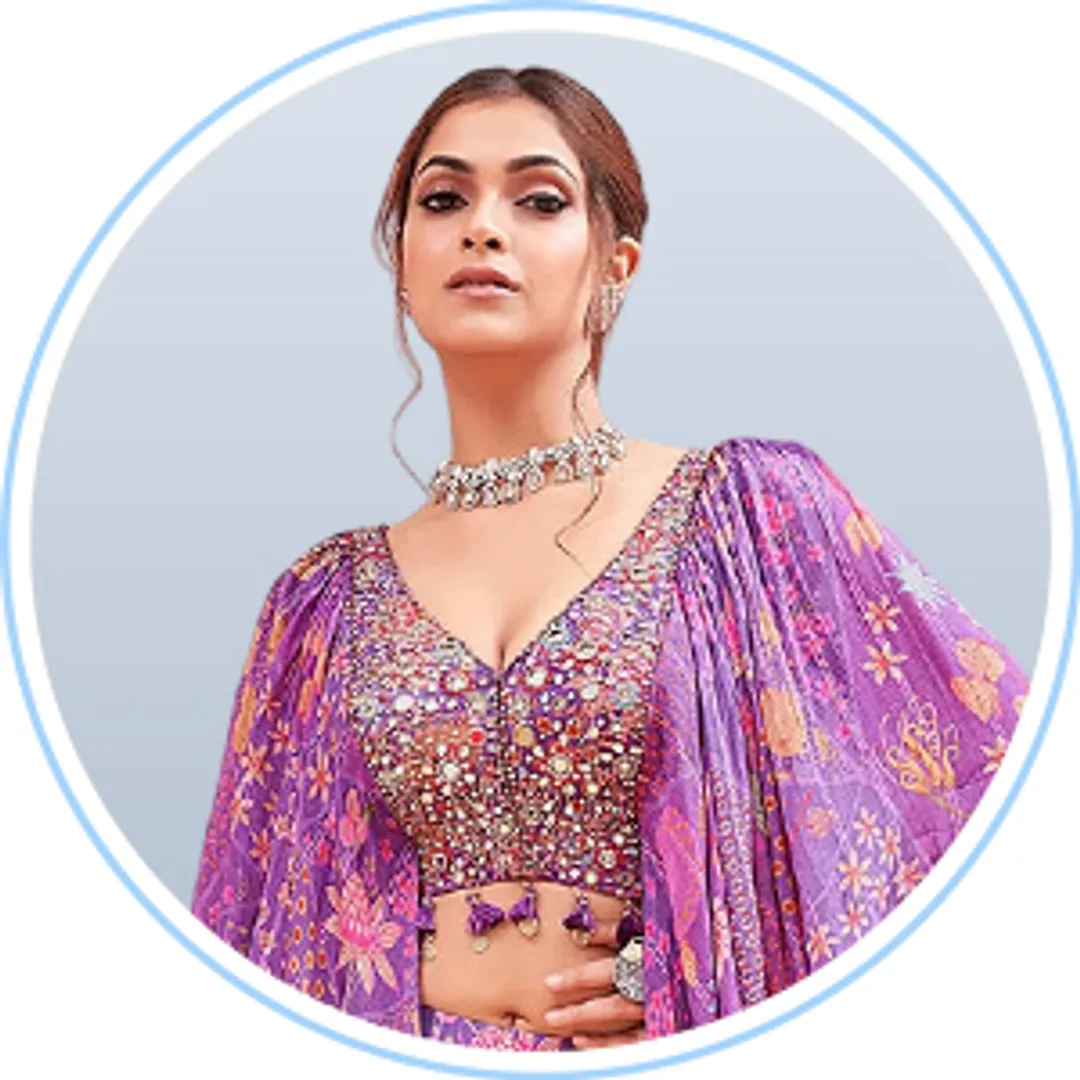 Printed Lehenga choli