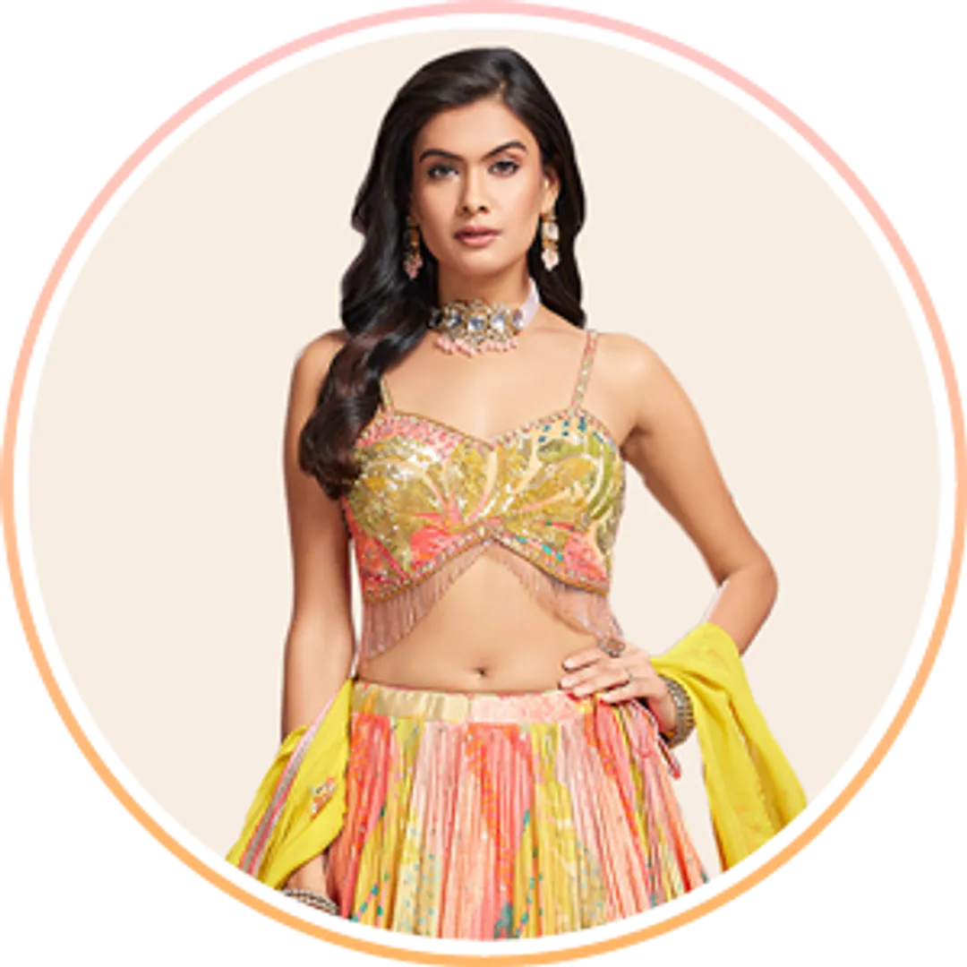 Haldi Lehenga Choli