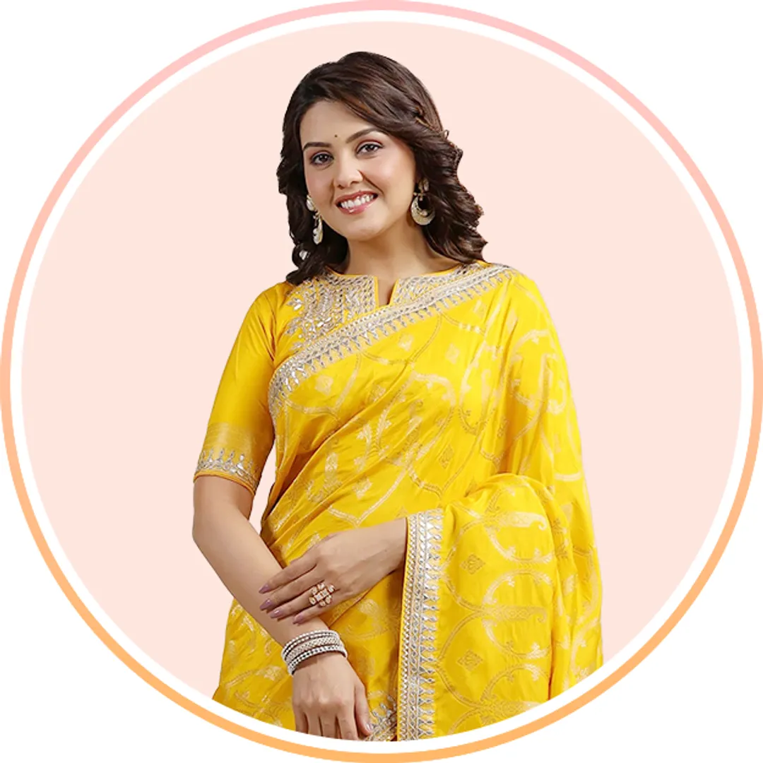 Yellow Silk Sarees