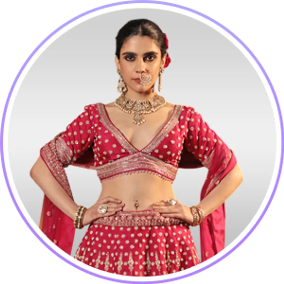 Red Lehenga