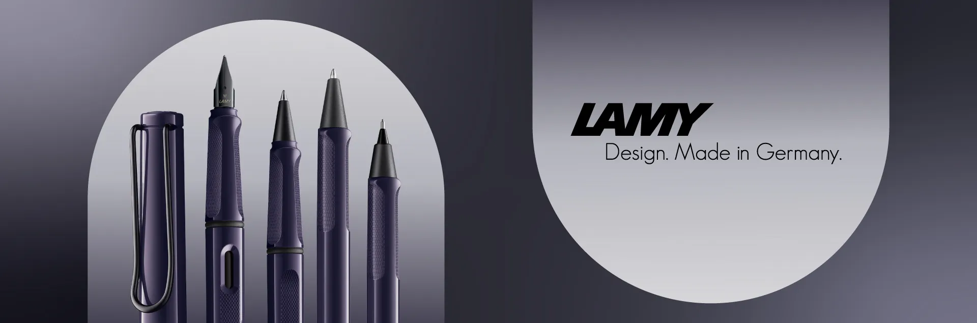 Lamy Fountain Pen, Roller Pen, and Ball-Point Pen Collection Banner