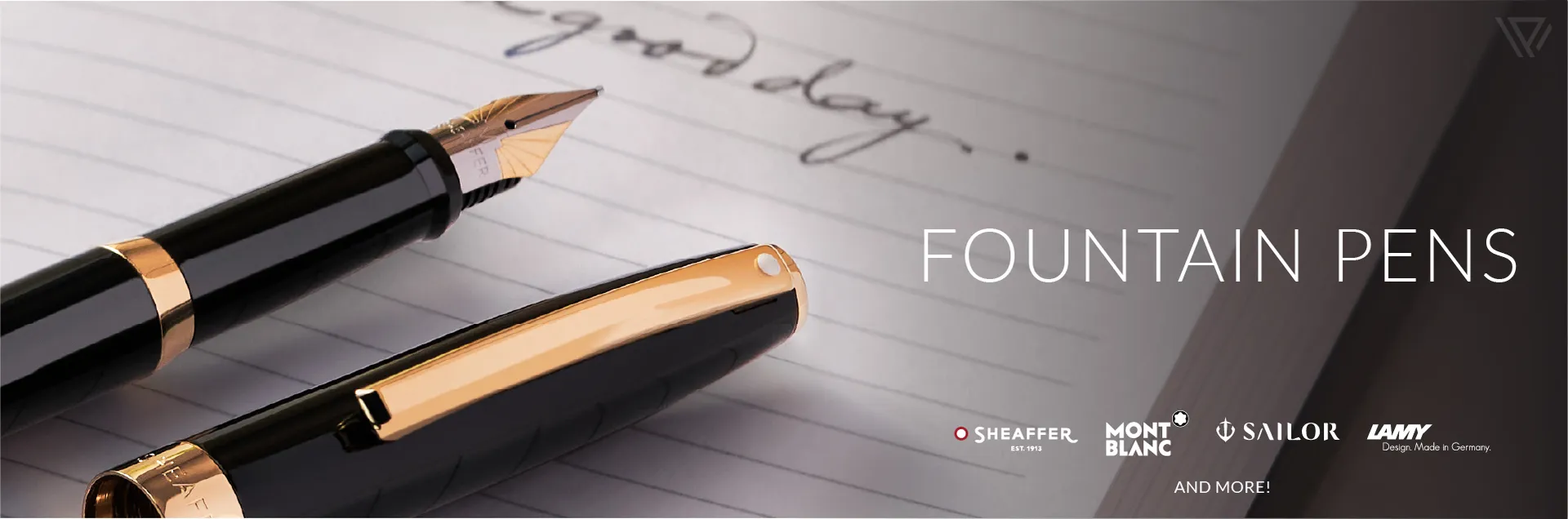 Premium Fountain Pen Collection Offer Banner