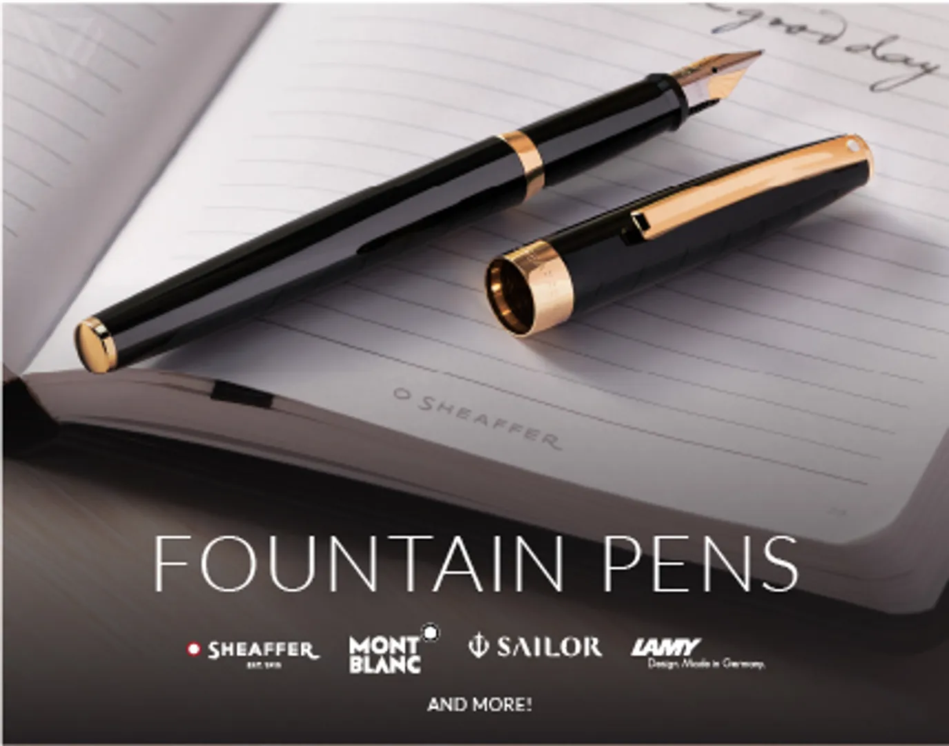 Premium Fountain Pen Collection Offer Banner