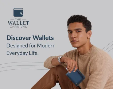 Premium Leather Wallet For Men Collection Banner