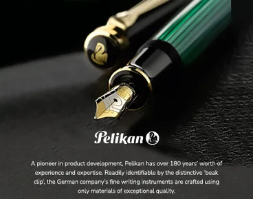 Pelikan Fountain Pen Ink Bottle Collection Banner