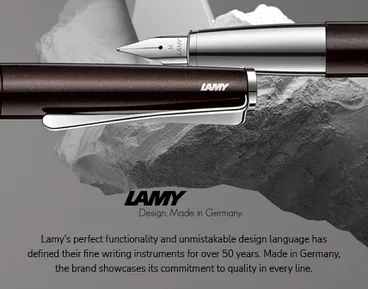 Lamy Fountain Pen, Roller Pen, and Ball-Point Pen Collection Banner