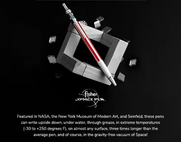 Fisher Space Pen Collection Banner