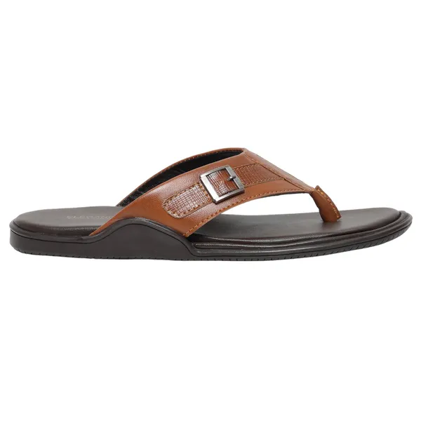 Buy Tan Elegance Men Thong-Strap Sandals Popular Shoe Mart