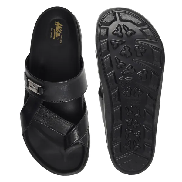 Hitz Men Leather  Slip On Sandals