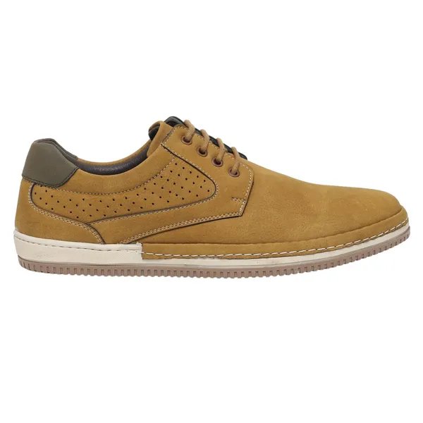 Binutop Men Beige Solid Sneakers