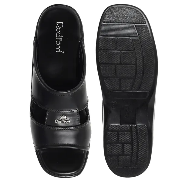 Redford Men Black Sandals