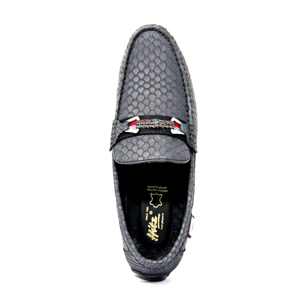 Hitz Men Black Loafers