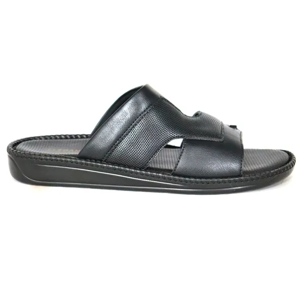 Elegance Men Black Slippers