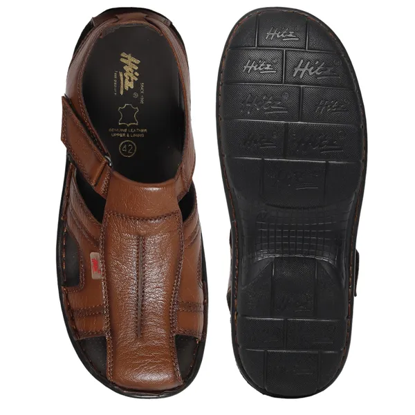 Hitz Men Slip-On Sandals with Velcro Fastening