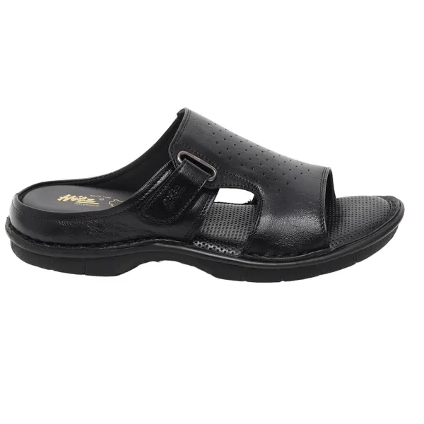 Hitz Men Textured Leather Sandals