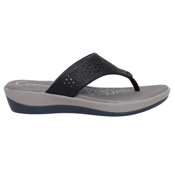 Slivertoes Women V-Strap Flats