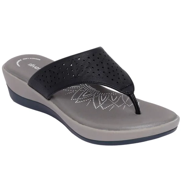 Slivertoes Women V-Strap Flats