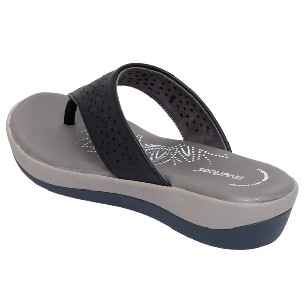 Slivertoes Women V-Strap Flats