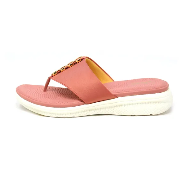 Scarlet Women V-Strap Peach Slippers