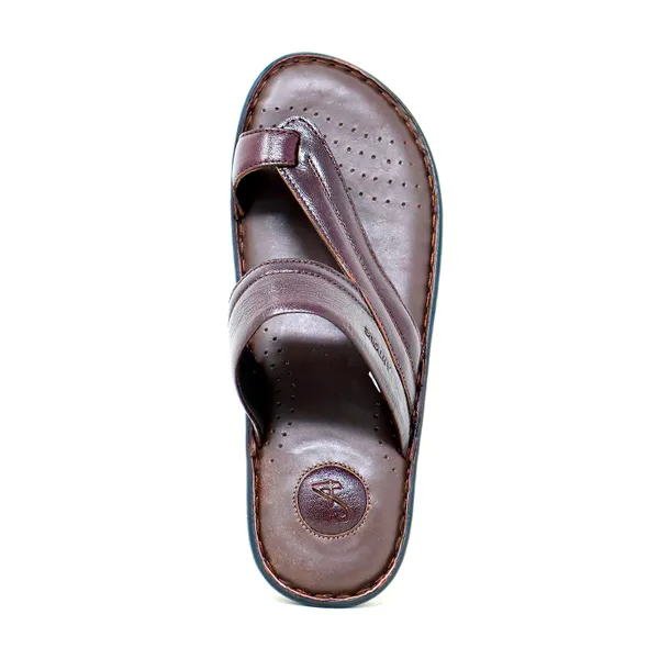 Antique Men Brown Slippers