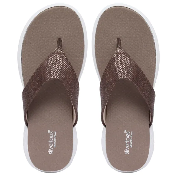 Slivertoes Women V-Strap Flipflops