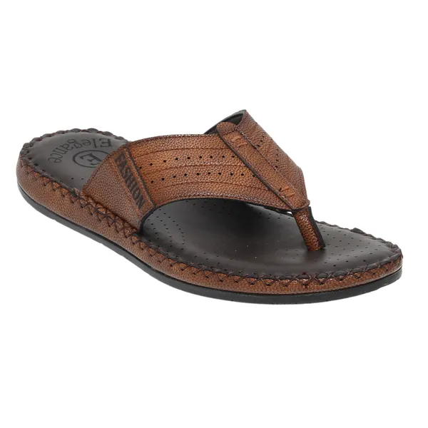 Elegance Men Thong-Strap Sandals