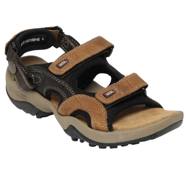 Woodland Men Leather Belt Sandals