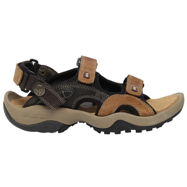 Woodland Men Leather Belt Sandals