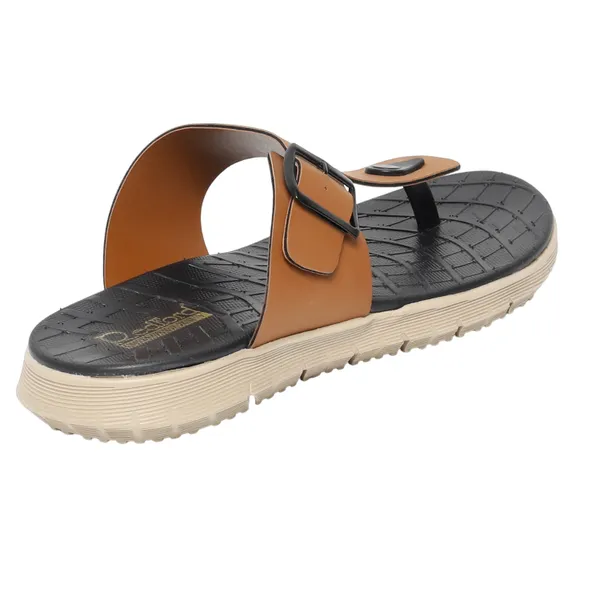 Redford Men T-Strap Buckle Flip-Flops