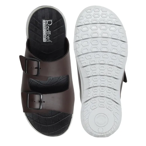 Redford Men Buckle Strap Flip-Flops