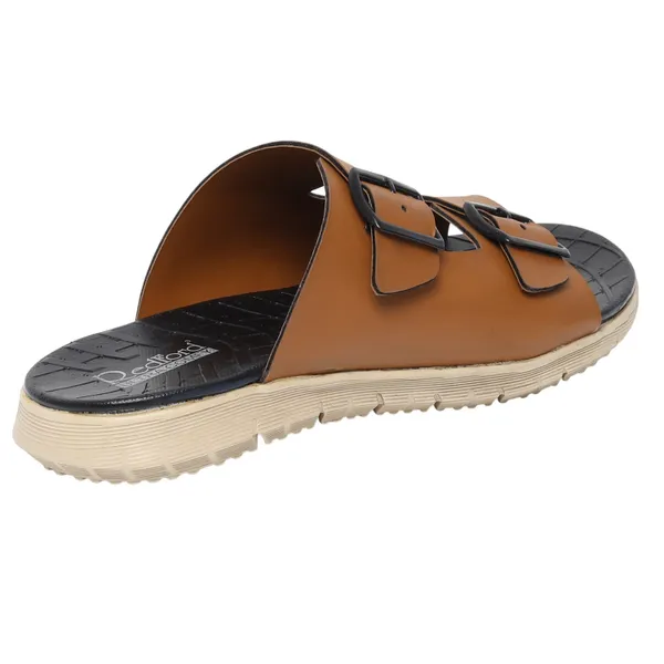 Redford Men Buckle Strap Flip-Flops