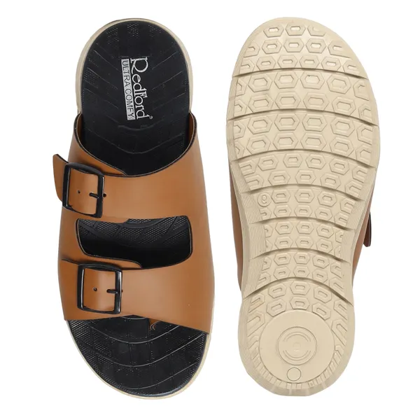 Redford Men Buckle Strap Flip-Flops