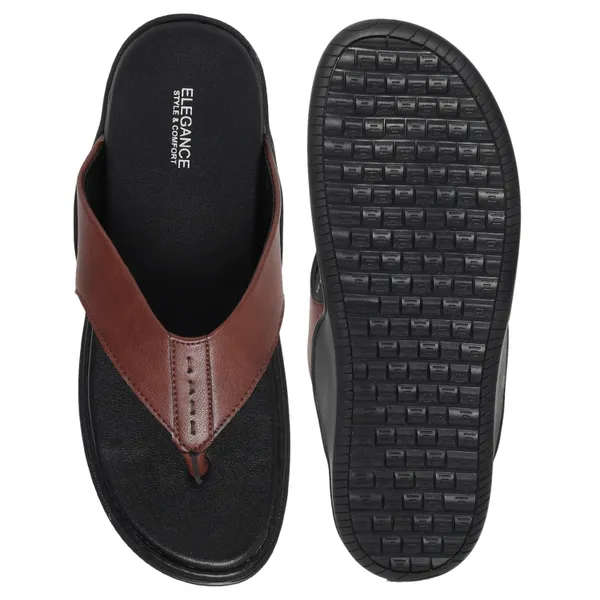 Elegance Men Thong-Strap Sandals