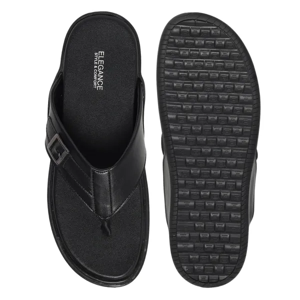 Elegance Men Thong-Strap Sandals