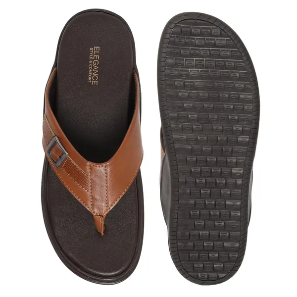 Elegance Men Thong-Strap Sandals