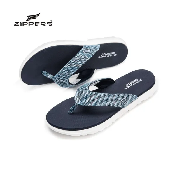 Zippers Women V-Strap Slippers