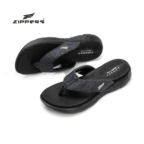 Zippers Women V-Strap Slippers