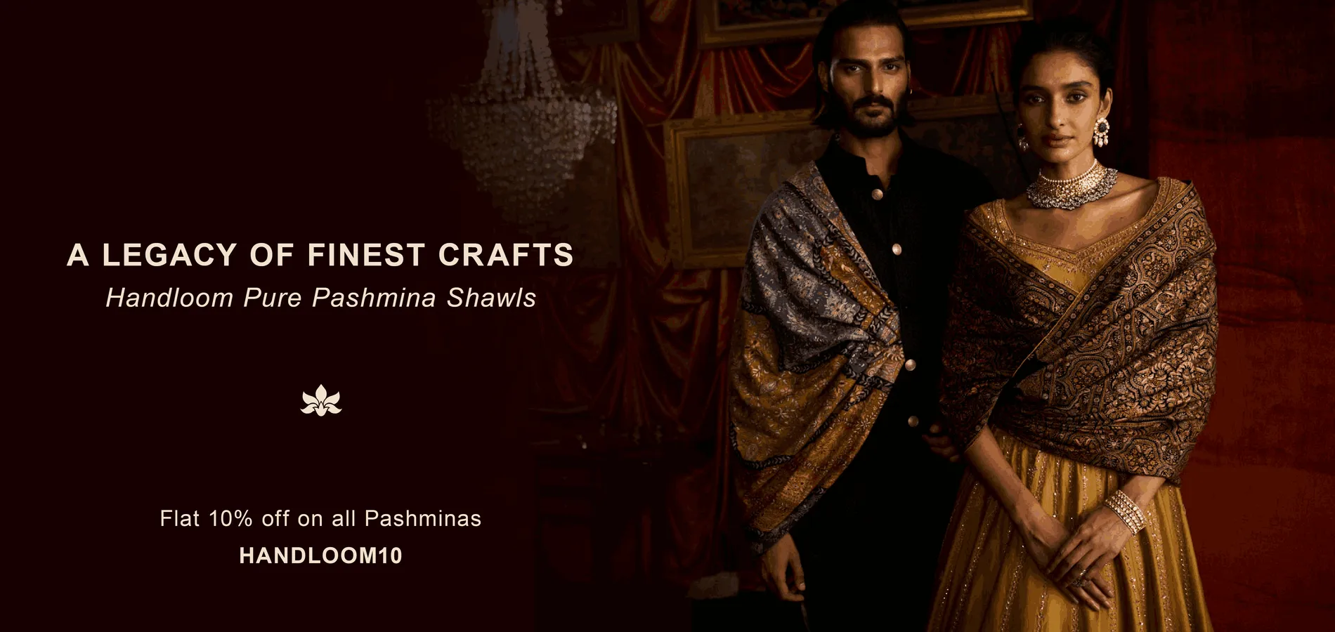 Elegance woven in pashmina threads