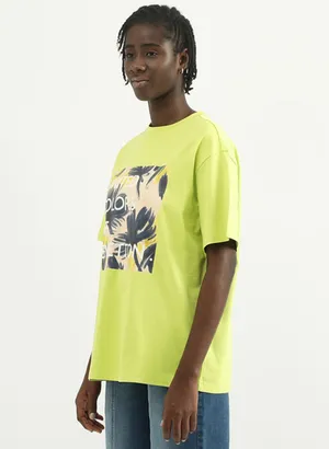 UCB neon green cotton t shirt