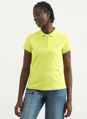UCB plain neon green cotton t shirt