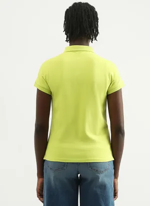 UCB plain neon green cotton t shirt