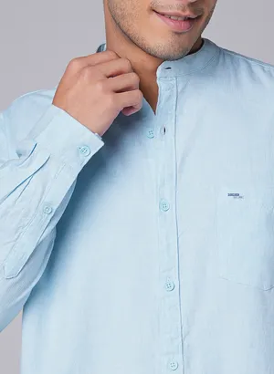 Oxemberg Men Slim Fit Solid Casual Shirt