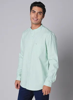 Oxemberg Men Slim Fit Solid Casual Shirt