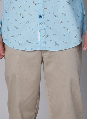 Oxemberg Men Slim Fit Print Casual Shirt