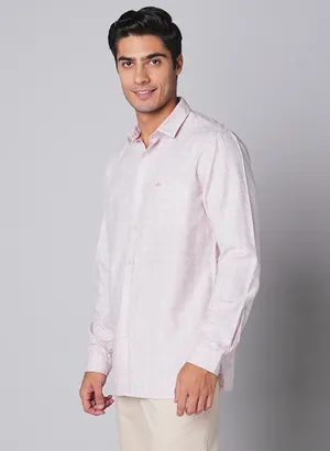 Oxemberg Men Slim Fit Print Casual Shirt