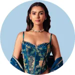 Mehndi lehenga cholis