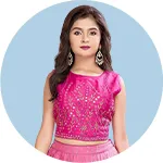 Girls Lehenga Choli for Sangeet Celebrations