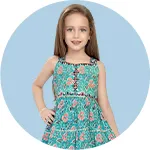 Girls Printed Salwar Kameez